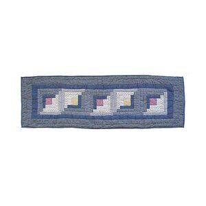 Set of 4 Table Runner Sail Log Cabin